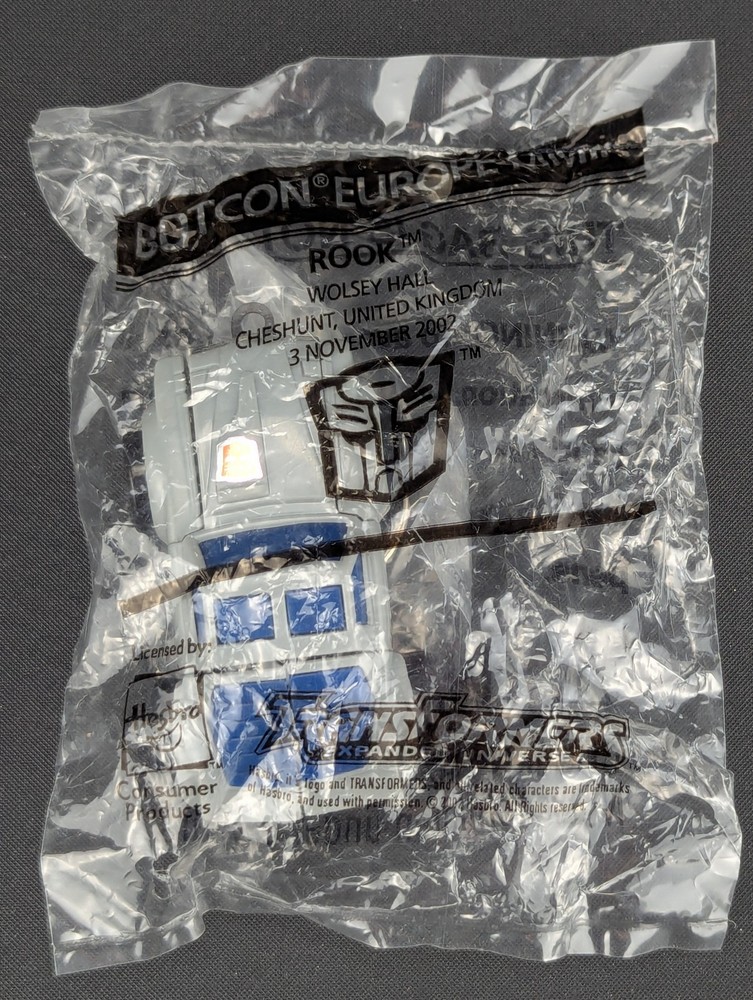 Transformers Botcon Europe 2002 Rook SEALED Hasbro G1 Expanded Universe