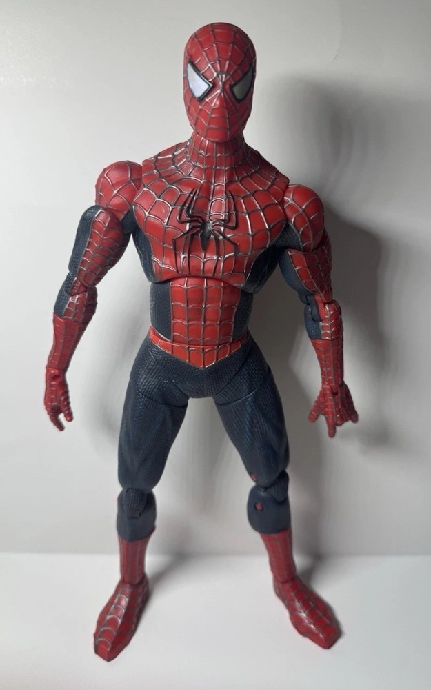 Spider-Man 2 Movie Large Super Poseable 12 Inch Action Figure ToyBiz Marvel 2004