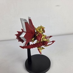 Bandai Superior Dragon SD- Burning Gundam Master Gundam Figure Gold Red W/ Stand