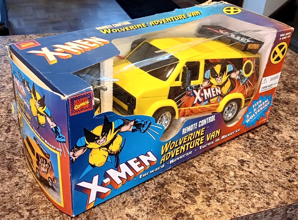 X- Men Wolverine Remote Control Adventure Van 1996 MARVEL COMICS Legend Toy Biz