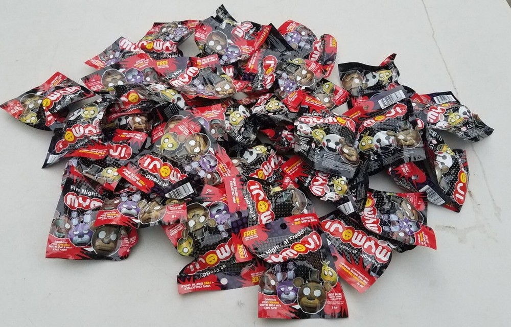 Lot of 20 Five Nights at Freddys Funko Mymoji Blind Bags New Sealed Cawthorn