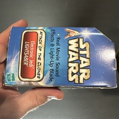 2002 Star Wars Attack of the Clones MISB Green Electronic Jedi Lightsaber Hasbro