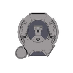 Custom USS Enterprise (NX-01) Bridge for 4.5 IN (1:16) FIGURE