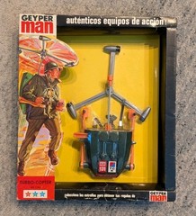 Vintage Geyper Man Italian “Gi Joe” Action Man Accessory Turbo Copter Ref. 7300