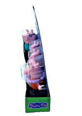 Hasbro Peppa Pig Peppa’s Family of Five Set Figures Hold Hands Ages 3+New In Box