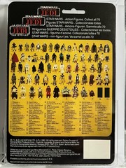 Star Wars Vintage 1984 Tri-Logo Chewbacca 70 Back SINGLE HIGHEST GRADED AFA 85!!