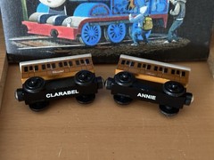 Authentic Learning Curve Wooden Thomas Train Annie & Clarabel!