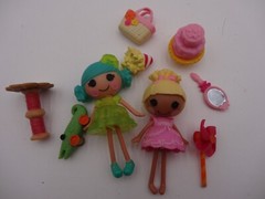 Lalaloopsy Tinies Sew Royal Castle Rainbow Cinder Slippers Doll Mini Cinder Clot