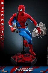 Spider-Man Hot Toys Disney D23 Expo Exclusive Figure Avengers Campus In Hand!
