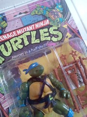 TMNT Playmate 1988 Leonardo Soft Head Series 1/10 Back Fan Club Flyer CAS 75