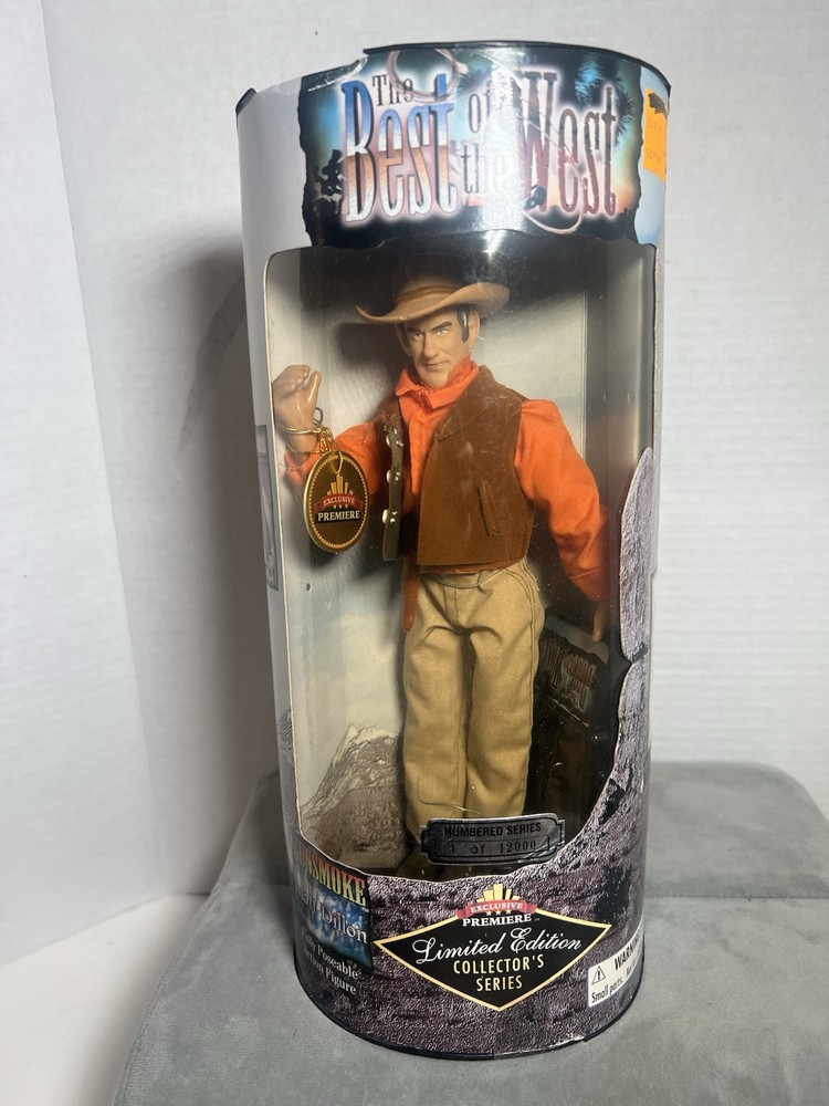 Best Of The West Gunsmoke Matt Dillon Figure Collector’s Series 1 Of 12000 READ