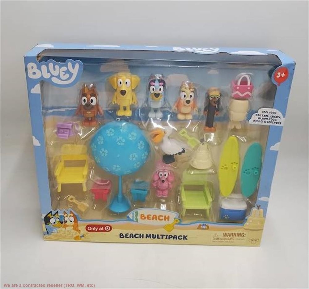 Bluey Figure & Accessory Beach Multipack SEE DETAILS