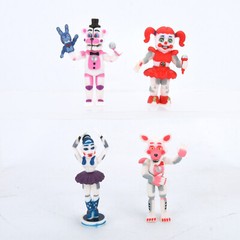 Five Nights At Freddy 2″ 4 Vinyl Collectible Figure Set Foxy Baby Ballon
