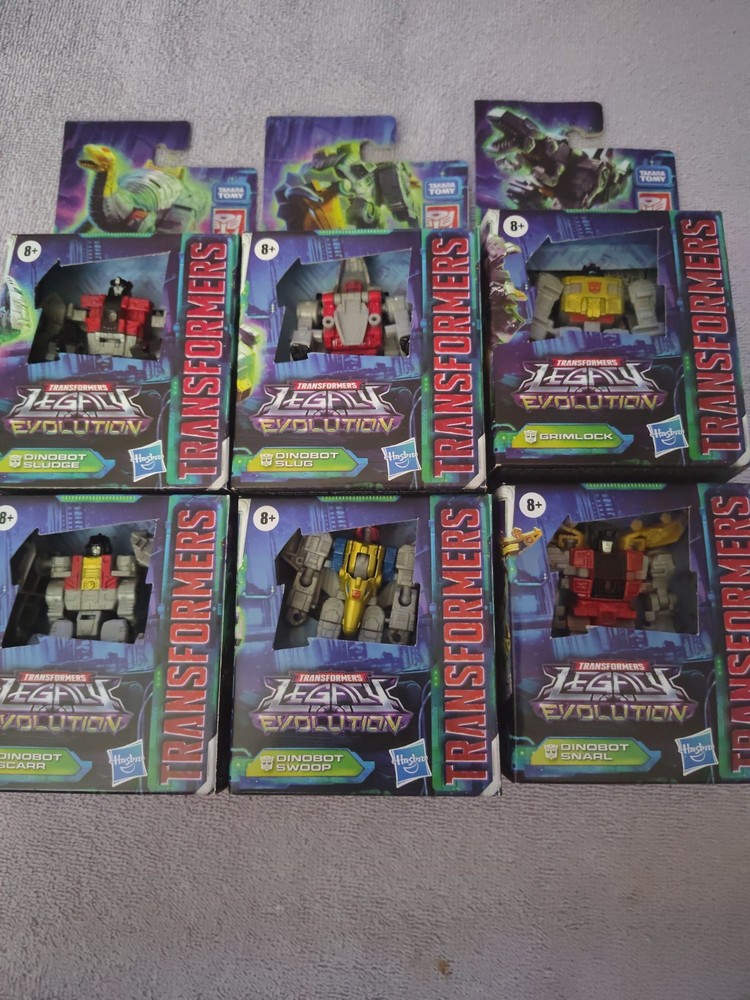 Transformers Legacy Evolution Core Class Dinobot Lot of 6Please Read Description
