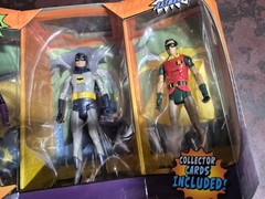 Mattel 1966 Classic TV Series Batman Robin Batgirl 3 Pack Figures