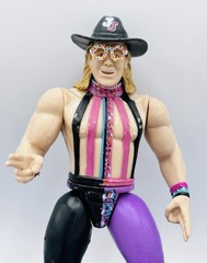 Jakks 1998 WWF Superstars Series 6 Jeff Jarrett Wrestling Figure w/Glasses & Hat