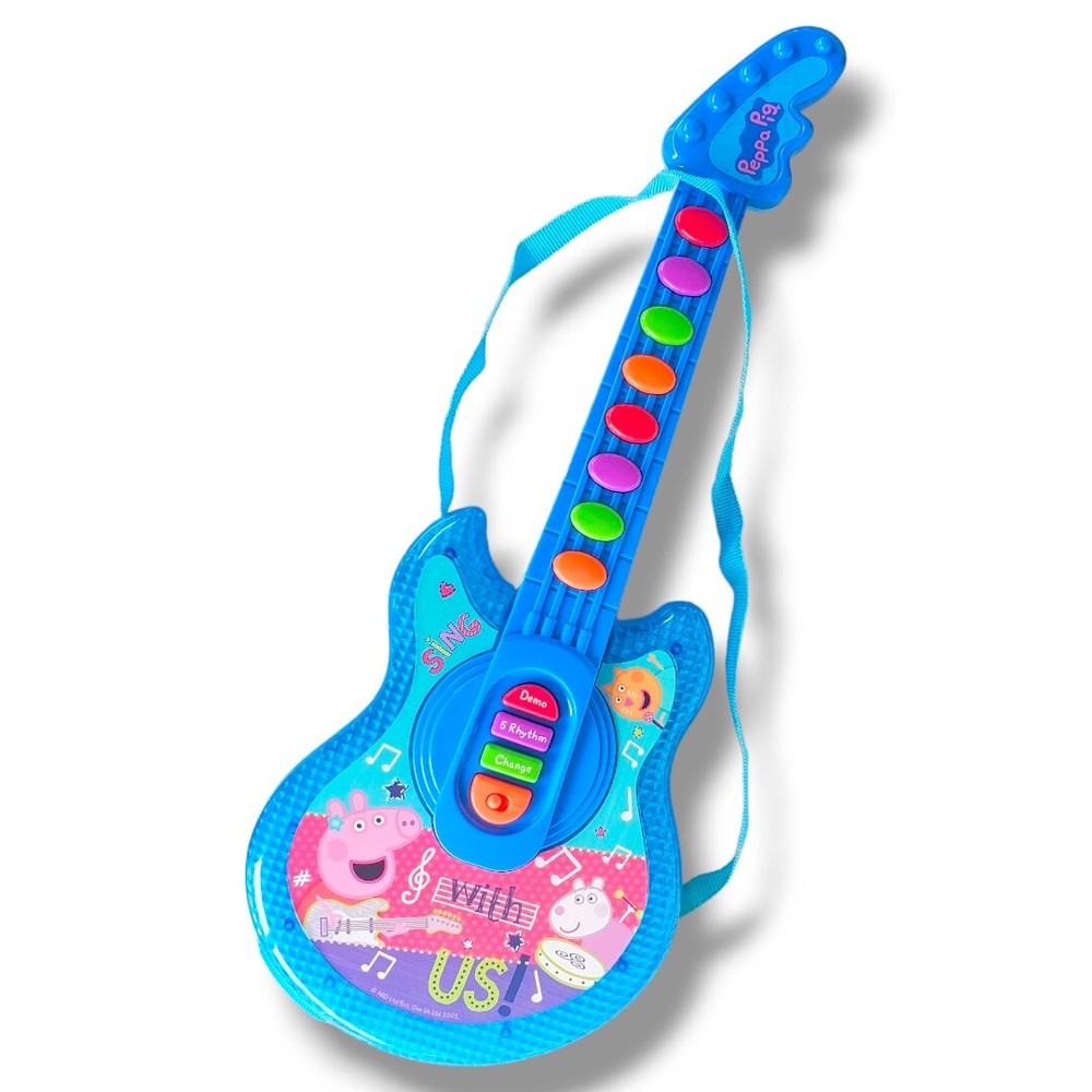 Peppa Pig Kids Musical Fun Stuff Electric Guitar play music toy instrument