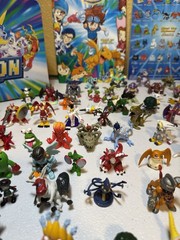 HUGE Vintage 200 Digimon Figure Lot ~ Official Bandai Toy Collection
