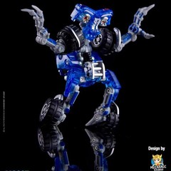 DR.WU MC03T Little Monster Action Figure Wheelie Trucks MINI Robot Toy