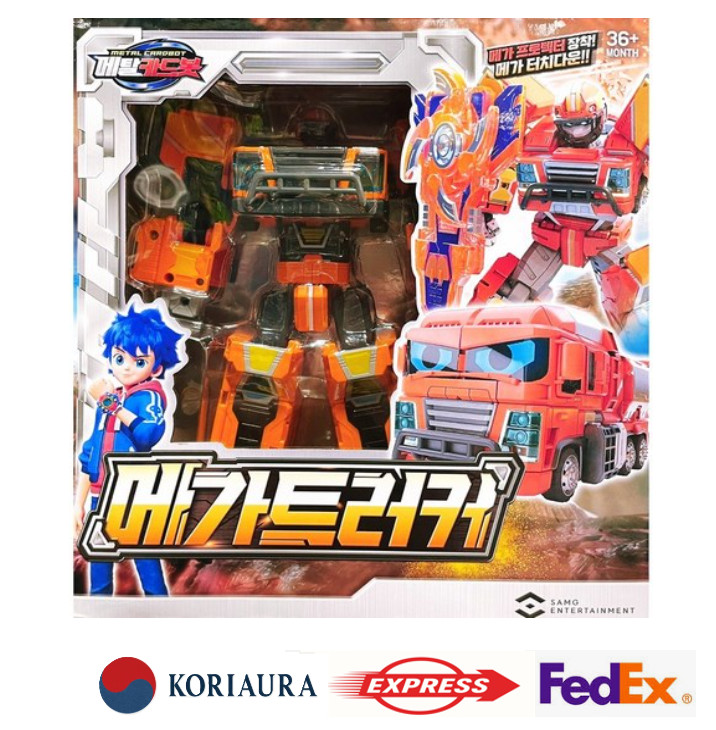 Metal Cardbot MEGA TRUCKER Transforming Truck Adult Collectible Figure SAMG