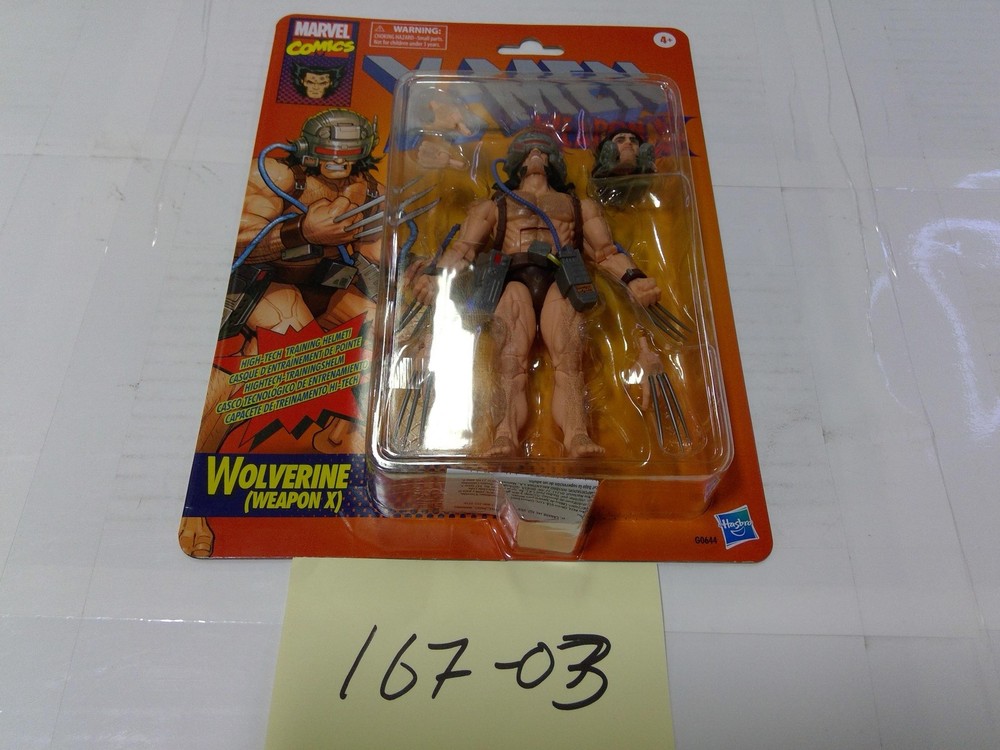 Marvel X-Men Wolverine Weapon X Action Figure Hasbro Carded Toy Multicolor New