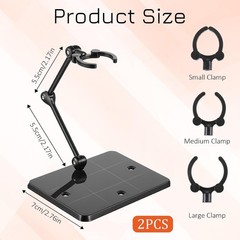 Diorama-Ready Action Figure Stands – 2 Pack Adjustable for 3.75 & 6-Inch Figures
