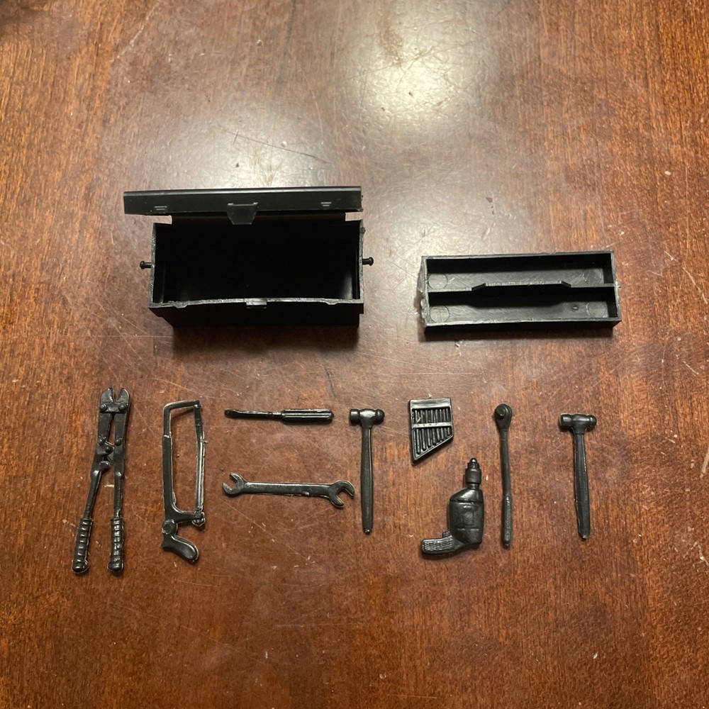 A-Team Mr. T 6″ B.A. Baracus Toolbox Only – 90% Complete w tools Galoob VTG 1983