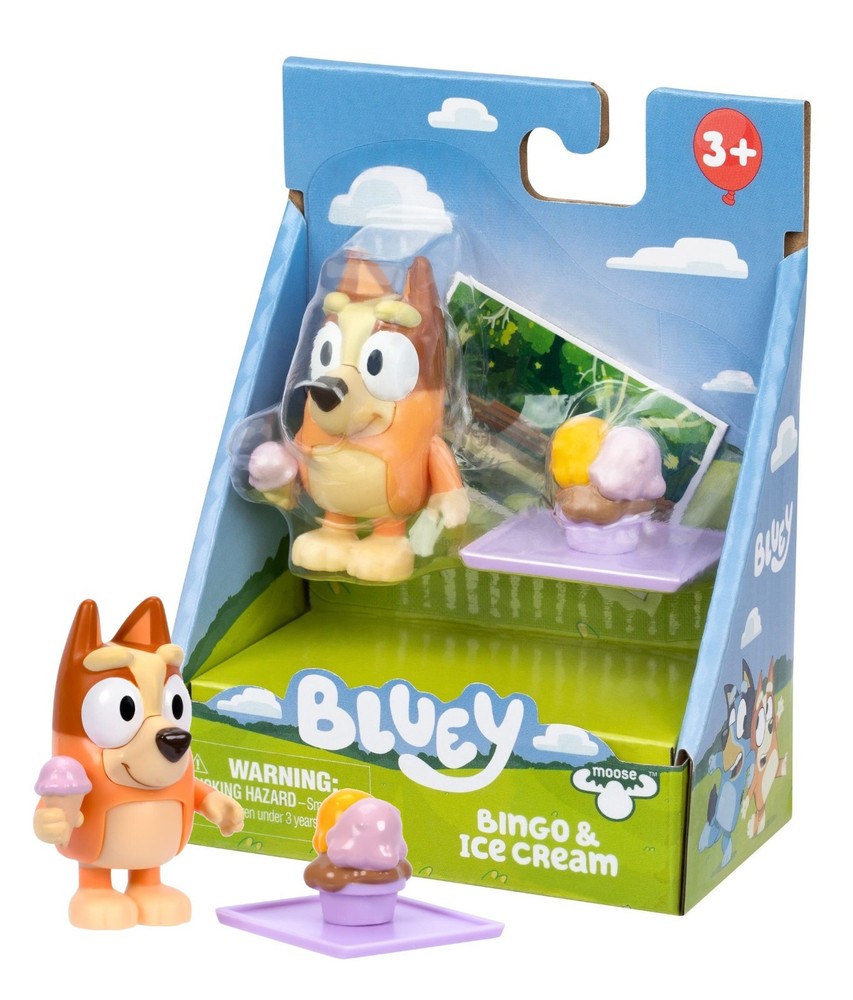 Bluey Bingo & Ice Cream 2.5″ Figure New in Package