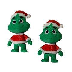 3D Printed Grinch Figurine – Adult or Kid Grinch Christmas Decor Gift Stocking