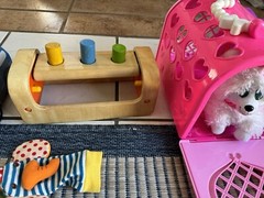 Toy bundle 30+pieces plus free diaper gift of 50