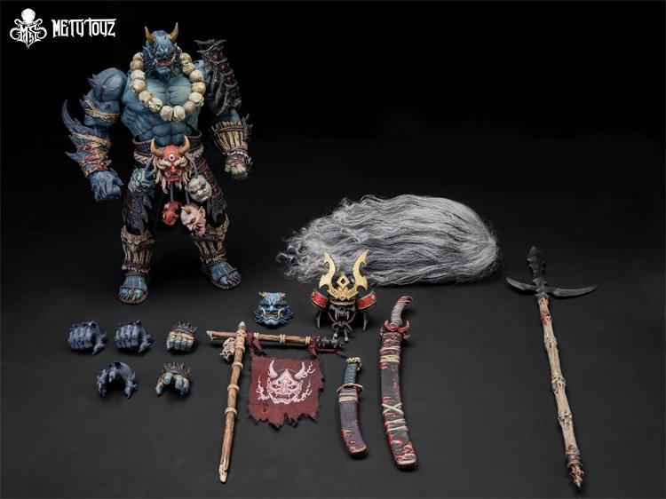 In Stock Metytoyz Demon Slayer Shura Takigawa Oni Samurai 1/10 Action Figure New