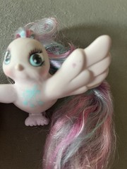 Vintage My Little Pony 1987 Hasbro Fairy Tinsel Tails Bird BluebellsNo Perch MLP