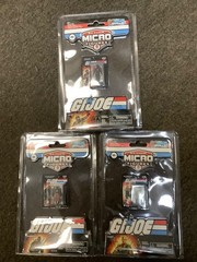 GI Joe Micro Action Figure Set Duke, Roadblock, Snake Eyes World’s Smallest