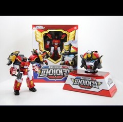 Miniforce Super Cops FIRE COP Red Police Fireman Transforming Robot Head Badge