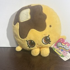 Shopkins Pancake Jake Bean Plush Toy Soft 6″ 2016 Girl Boy NWT Moose Enterprise