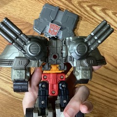 Transformers Titanium Grimlock w/Base 6 Inch Cybertron Heroes War Within