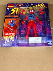Hasbro Marvel Legends Spiderman Retro Card Scarlet Spider
