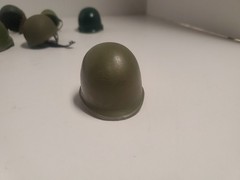 1/6 Scale Military Helmet Cap Hat Cover Plastic Fabric Large Lot of 17