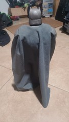 Batman Gray Armored Action Figure w/ Fabric Cape, Plastic/Fabric