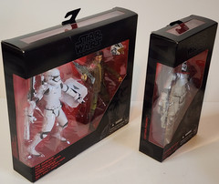 Hasbro Star Wars the Black Series CPT PHASMA, POE, an STORM TROOPER sealed NIB