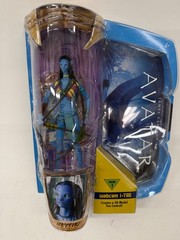 James Cameron’s AVATAR­ Webcam I-tag action figures lot x 4 NIB