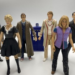 Doctor Dr. Who 5″ Action Figure Lot Of 6 Figures BBC Worldwide Limted