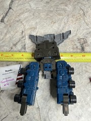 Transforming Toy Semi Truck Blue & Green #3 TRANSFORMER Warbotron Robot Off Road