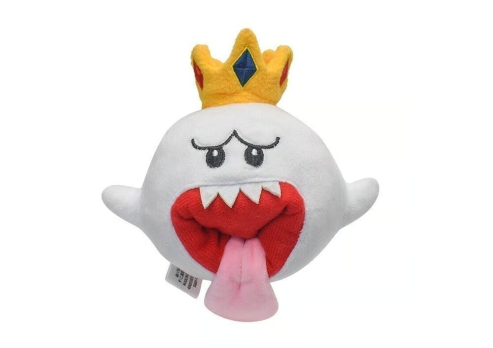 Super Mario Bros King Boo Soft Stuffed Anime Plush Doll Teddy 6″ Toy