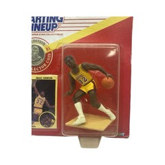 1991 Starting Lineup Magic Johnson Figurine Special Edition Collector Coin Vtg