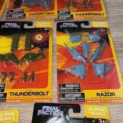 Final Faction Cartoon Alpha Team 1 Weapons Packs & Kharn Weapons Packs Lot Of 20