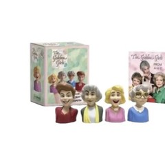 The Golden Girls Finger Puppets Vinyl Figures w/mini Book! New! (Has Box Damage)