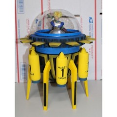 SH Figuarts Dragon Ball FUTURE TRUNKS & 3D PRINTED TIME MACHINE CUSTOM SPACESHIP