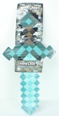 MInecraft Foam Diamond Sword Think Geek Size 24 in x 0.5 in x 11.5 in