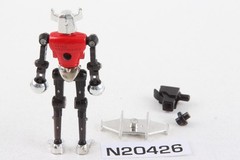 Micronauts Mego Acroyear II red 100% Complete Vintage 1978